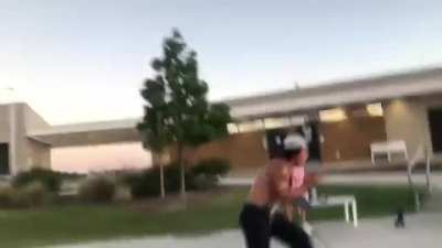 first ever kickflip!!! got a little too excited