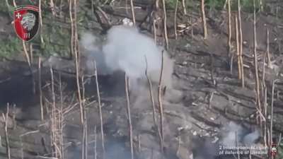 Russian infantry attempts to attack Ukrainian positions in the Bakhmut area