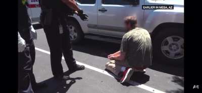Medics try helping combat veteran who thinks he’s still at war.