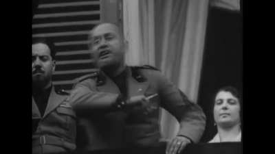 Excerpt from Mussolini's Discorso di Napoli on October 25th 1931