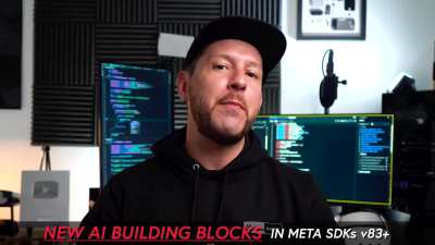 Today, I&rsquo;m excited to announce a new XR video series focused on AI-powered features for mixed reality and virtual reality projects built with Unity and Meta SDKs.