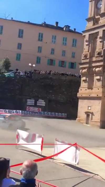 Epic drift during a rally stage