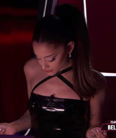 Focus on her fingers