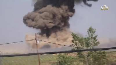 Islamic State SVBIED killing tons of Peshmerga personnel in Kirkuk (2015)