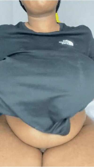 Cum on my titties