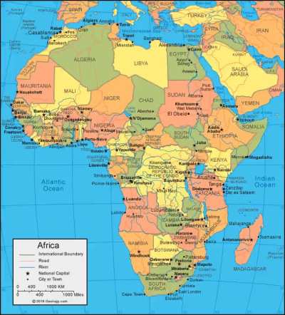 Which African country won the geographical lottery?