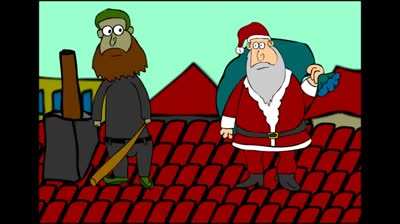 &Ccedil;atıda Noel Babayı bekleyen Yobaz