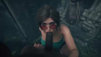 Lara takes another quick break [Tomb Raider] (GIFDOOZER)