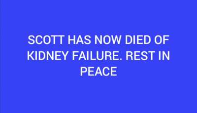RIP SXOTT CAWTHON