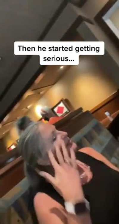 Right Wing Maniac Goes on an Anti Biden Rant in a Red Lobster For No Reason and Talks About Rising Up Against "Muh Establishment and Muh Deep State"