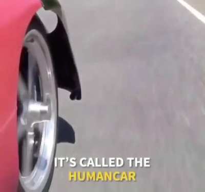 Human powered car.