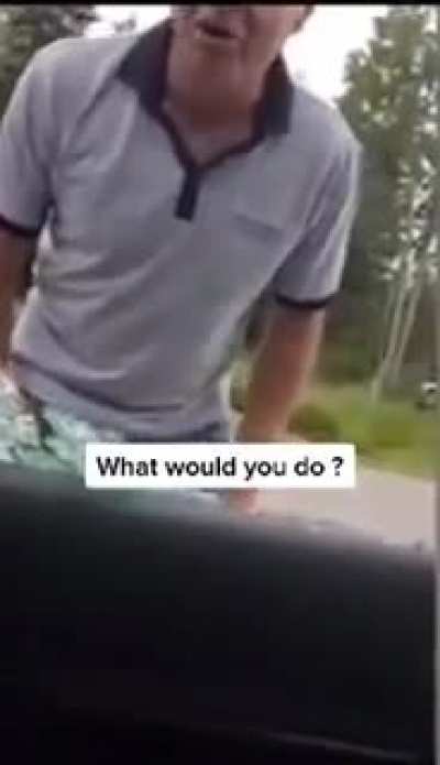 What's the correct way to deal with someone who has completely lost it?