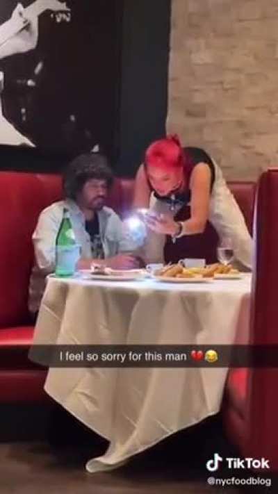 To start eating 