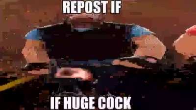 Repost because HUGE COCK