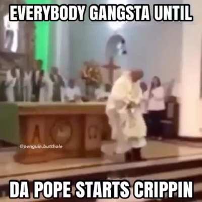 Pope got some moves fr