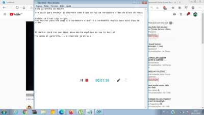 Ensinando ao charrete como é que se faz um tutorial pelo bloco de notas