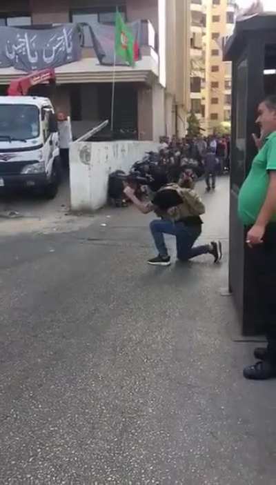 Green shirt guy is the definition of not giving a fuck!