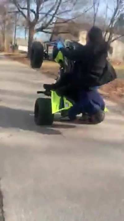Riding a crackhead
