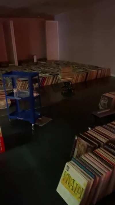 My dad has a vinyl shop and recently bought someone&rsquo;s collection. Needless to say it&rsquo;s his biggest haul yet