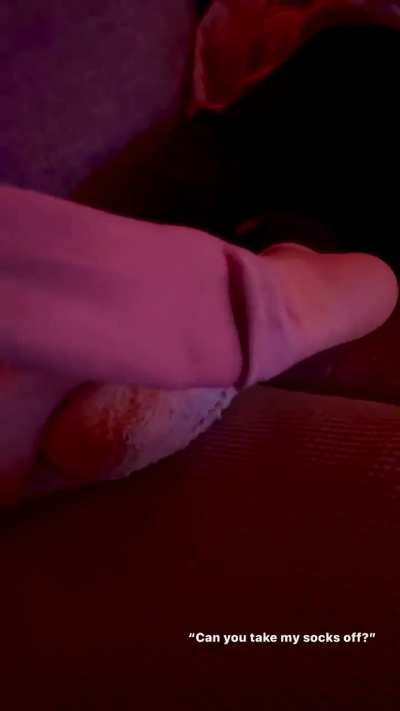 &ldquo;Can you take my socks off?&rdquo; (oc) 🧦🦶🏻😈