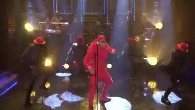 Me and the boys during "Get On Top"