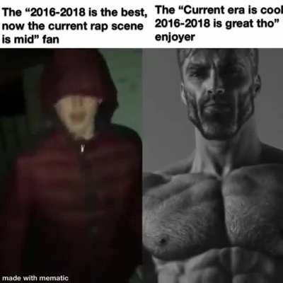 the &ldquo;his beat selection is repetitive&rdquo; fan vs the &ldquo;it still goes hard tho&rdquo; enjoyer