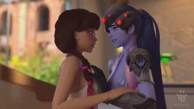 D.va Chocked By A Cock (OC Boon) [Overwatch]