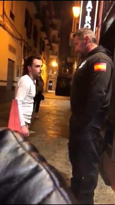 To harass a bouncer while drunk...