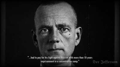 Kurt Schumacher, the postwar leader of the german SPD was a fucking gigachad...