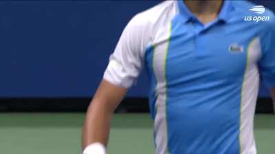 Djokovic celebrates with Shelton&rsquo;s celly celebration