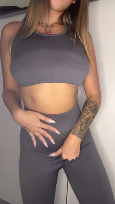 It was the fault of the tight leggings