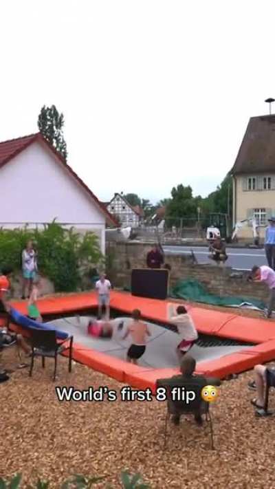 This octuple flip