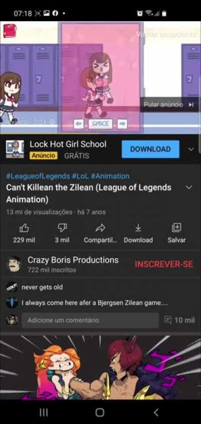 Mais uma das propagandas bizarras do YouTube, fala s&eacute;rio mano...