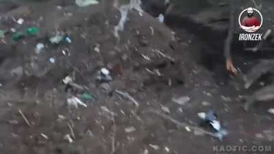 Small Russian team assault Ukrainian trenches and bunker complex