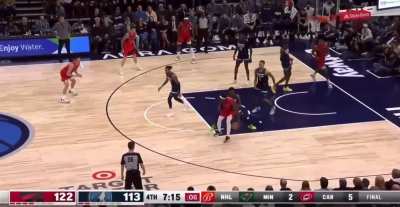 [Highlight] Anthony Edward's point of attack defense on Pascal Siakam and Scottie Barnes in crunch time