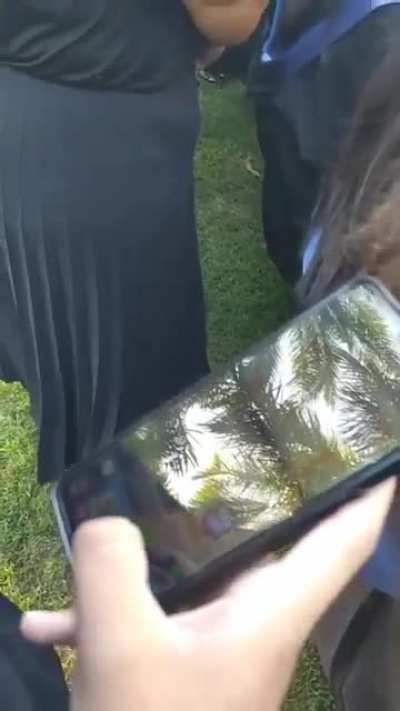 We&rsquo;re at graduation and this guy&rsquo;s playing Clash 💀