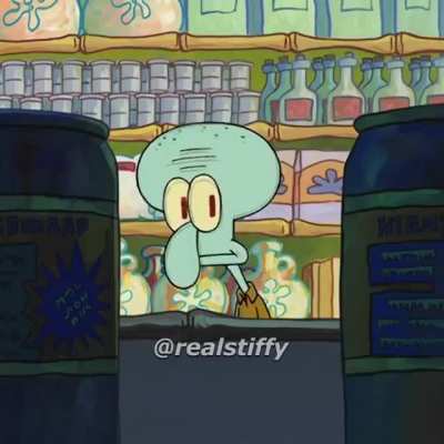 Squidward got drip???