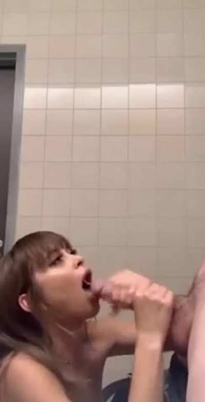 taking him to the bathroom to take care of business