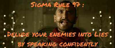 Brahmin by mind + Kshatriya by body = True Sigma by birth