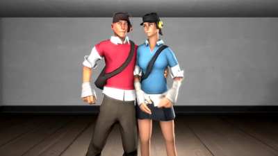 Two Scouts Taking Pictures