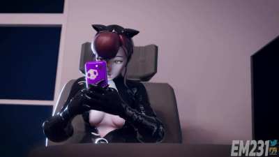 Sombra x Dva bad kitty (EM231)[overwatch]