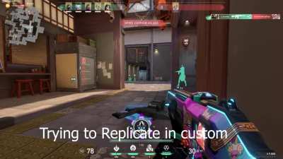 I discovered a crazy new 1 way wall bang on spilt.