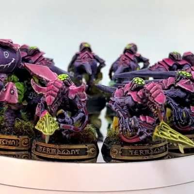 Tyranid Termagaunts and a strange friend