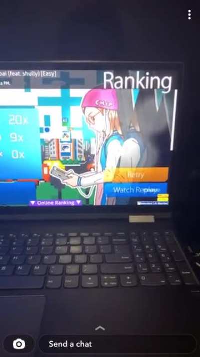 my friend got an A on osu