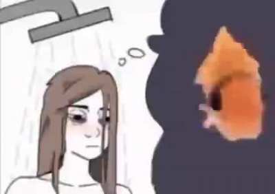 Fish with headphone dancing