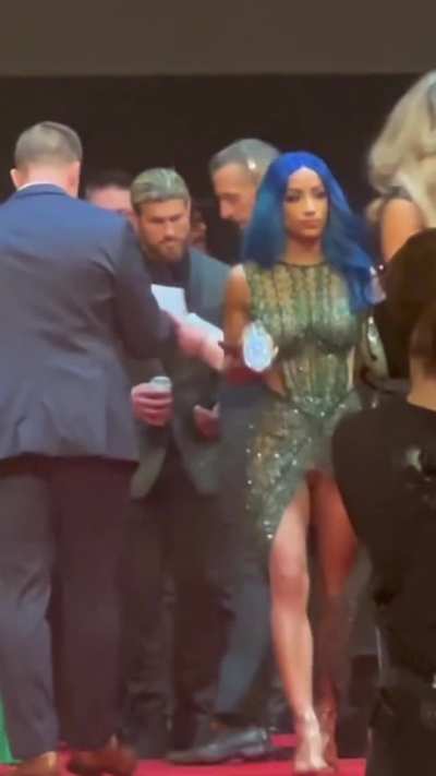 Legs 🔥 Sasha Banks at the WWE Hall of Fame