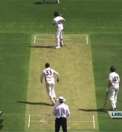 Some dancing moves from Steve Smith
