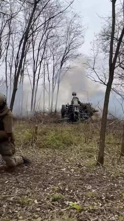Ukrainian artillery unit 