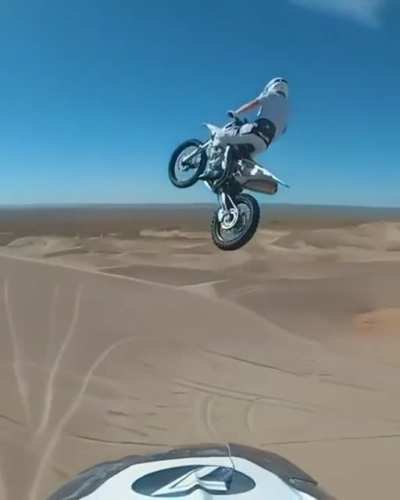 Great dirt bike jumps require equally great rider with a GoPro
