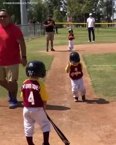 He was told to run fast, so he did